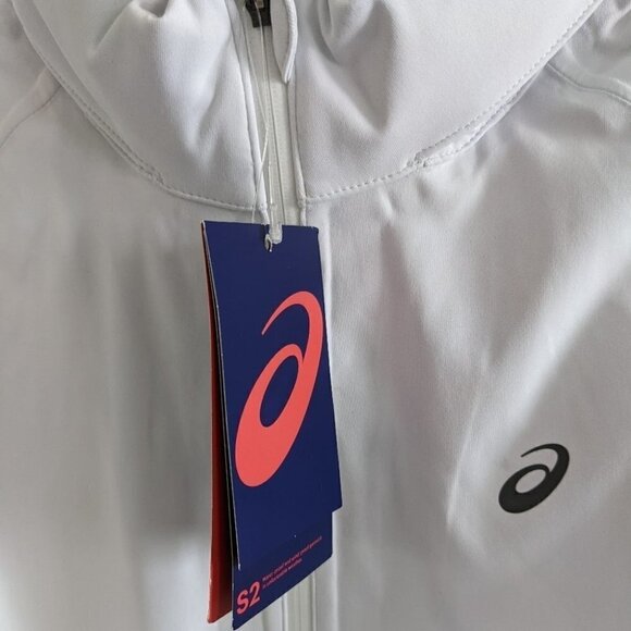 Nwt Asics | Accelerate Jacket In Brilliant White - Picture 12 of 15